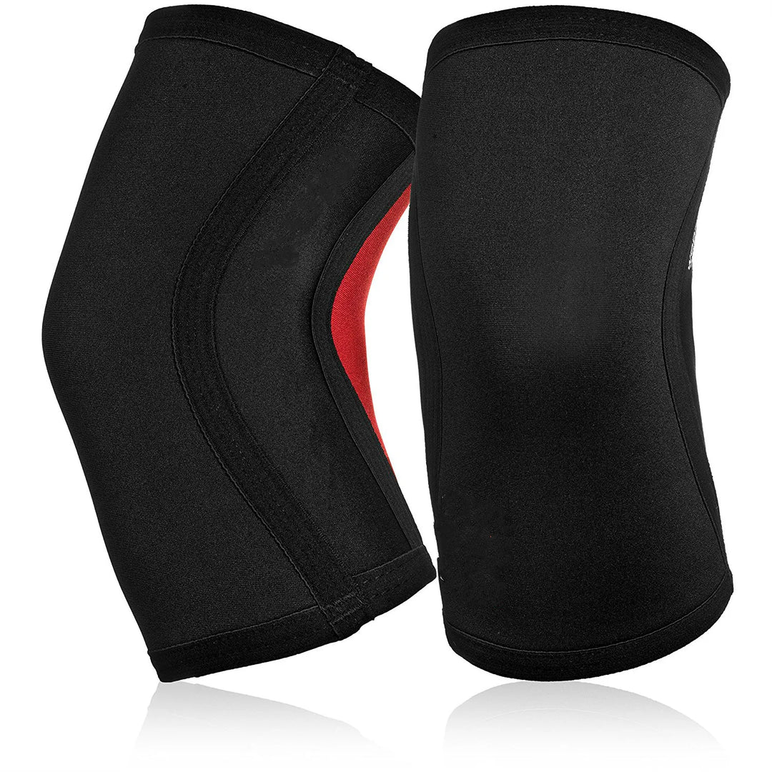 Knee Sleeves (1 Pair) 7mm Thick Compression Knee Braces Support for Weightlifting Cross Training Powerliftimen