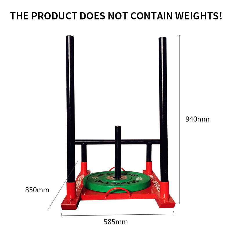 Fitness sled car outdoor energy car resistance explosive force