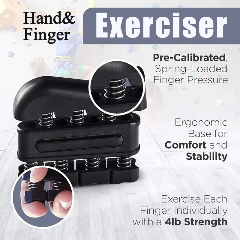 Finger Trainer Exerciser Strengthener Power Training Hand Grip Recovery Rehabilitation Hand Fitness Equipment for Gym Workout