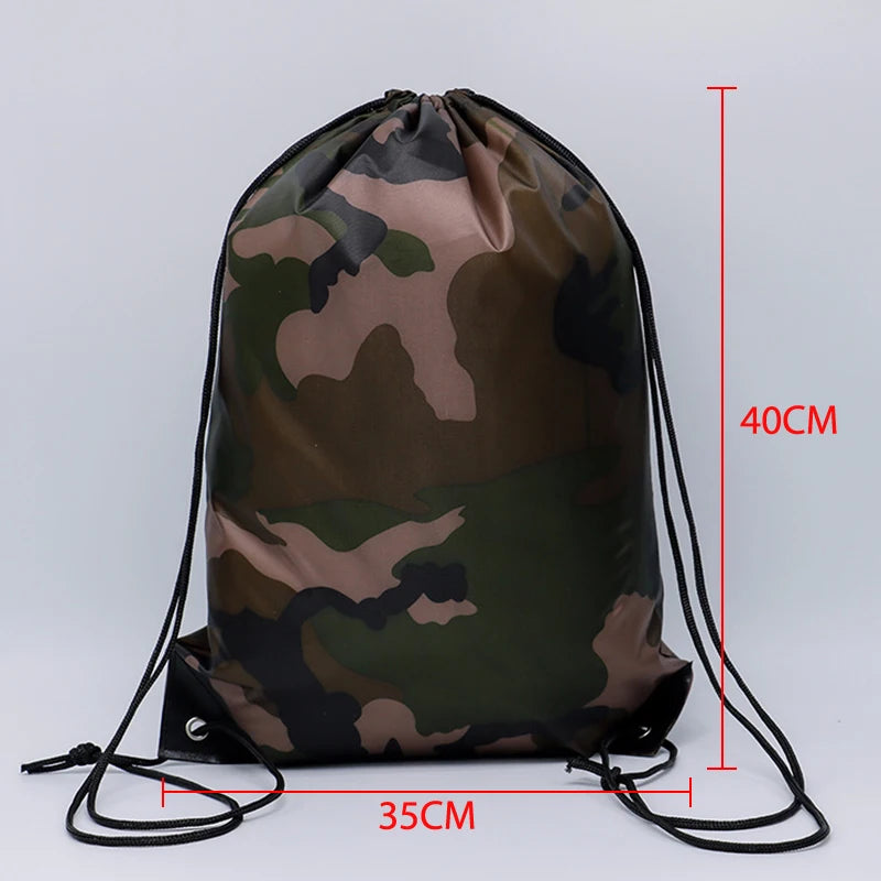 Camouflage Backpack Gym Bag Travel Sport Outdoor Bag Lightweight