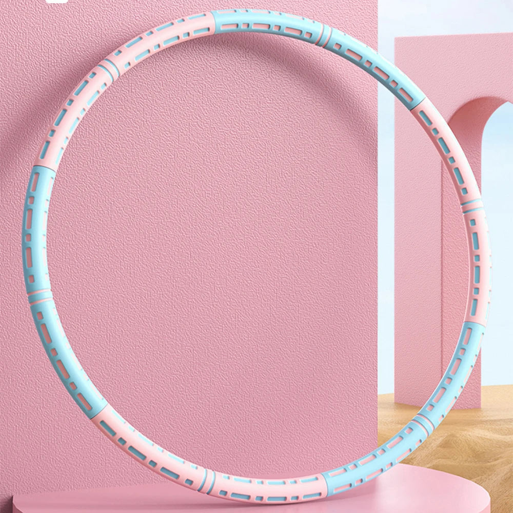 6 Parts Detachable Stainless Steel Sport Hoops Women Aro Fitness