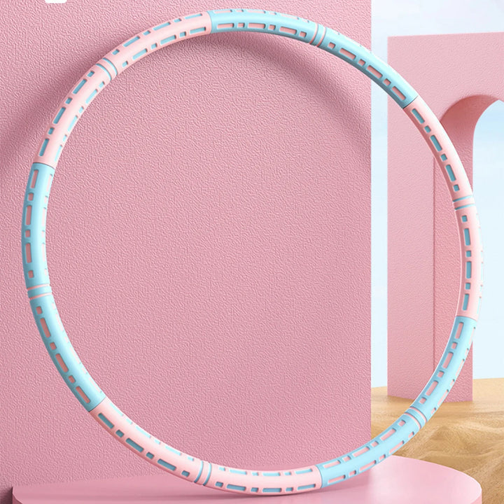 6 Parts Detachable Stainless Steel Sport Hoops Women Aro Fitness