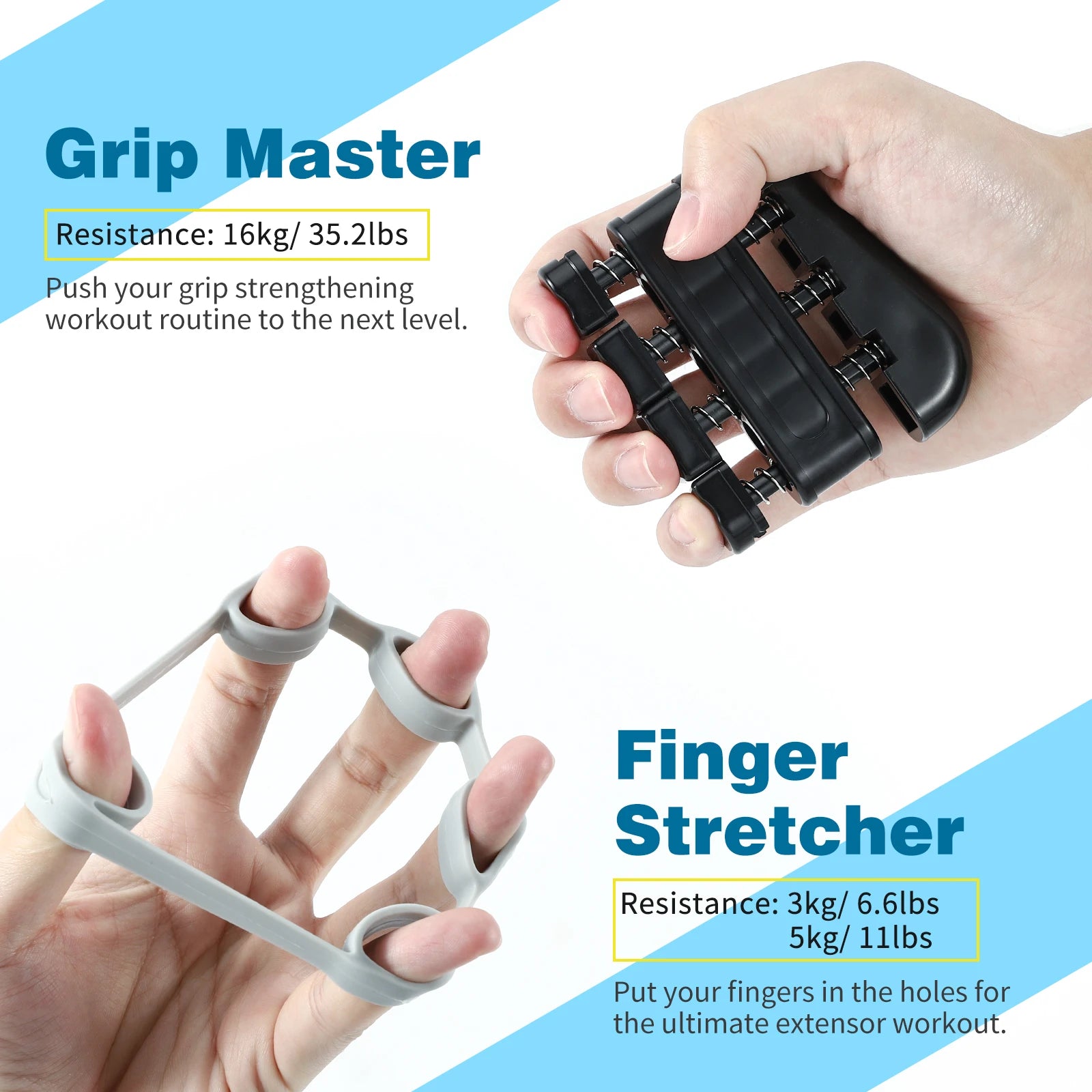 10-60Kg Hand Gripper Gym Expander Fitness Hand Grip Dynamometer Finger