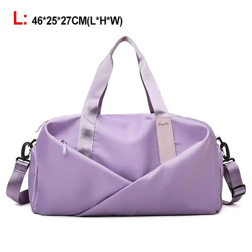 Sports Gym Bag For Women Men Dry Wet Handbags Corduroy Swimming