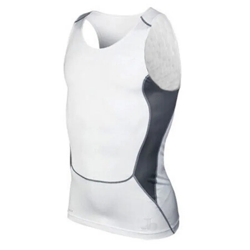 S-XXL Mens Running Vest Gym Sleeveless Shirt Fitness Sports Tight