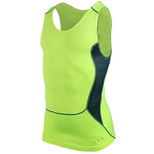 S-XXL Mens Running Vest Gym Sleeveless Shirt Fitness Sports Tight