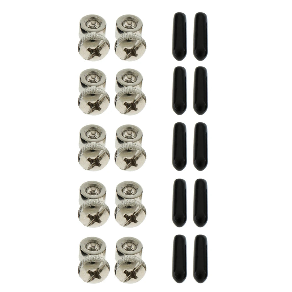 5 Sets Spare Speed Jump Rope Screws End Caps for Speed Cable Jump