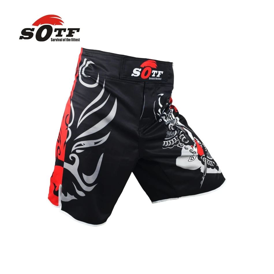 SOTF mma shorts boxing muay thai boxing trunks tiger muay thai