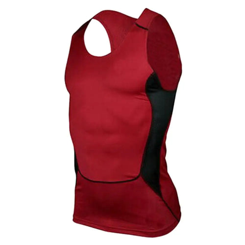 S-XXL Mens Running Vest Gym Sleeveless Shirt Fitness Sports Tight