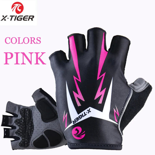 X-Tiger Pro Women Shockproof Cycling Gloves Fitness Female Sport Bike