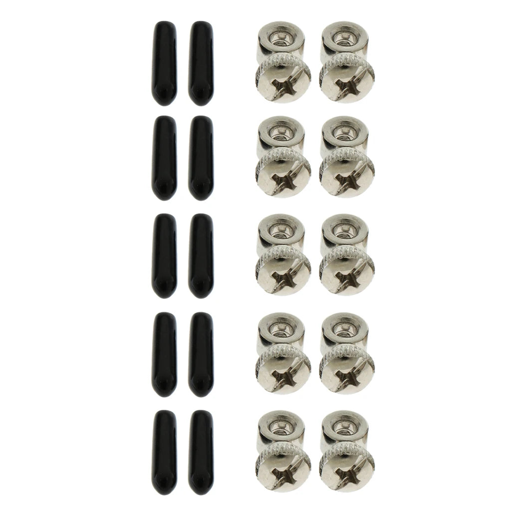 5 Sets Spare Speed Jump Rope Screws End Caps for Speed Cable Jump