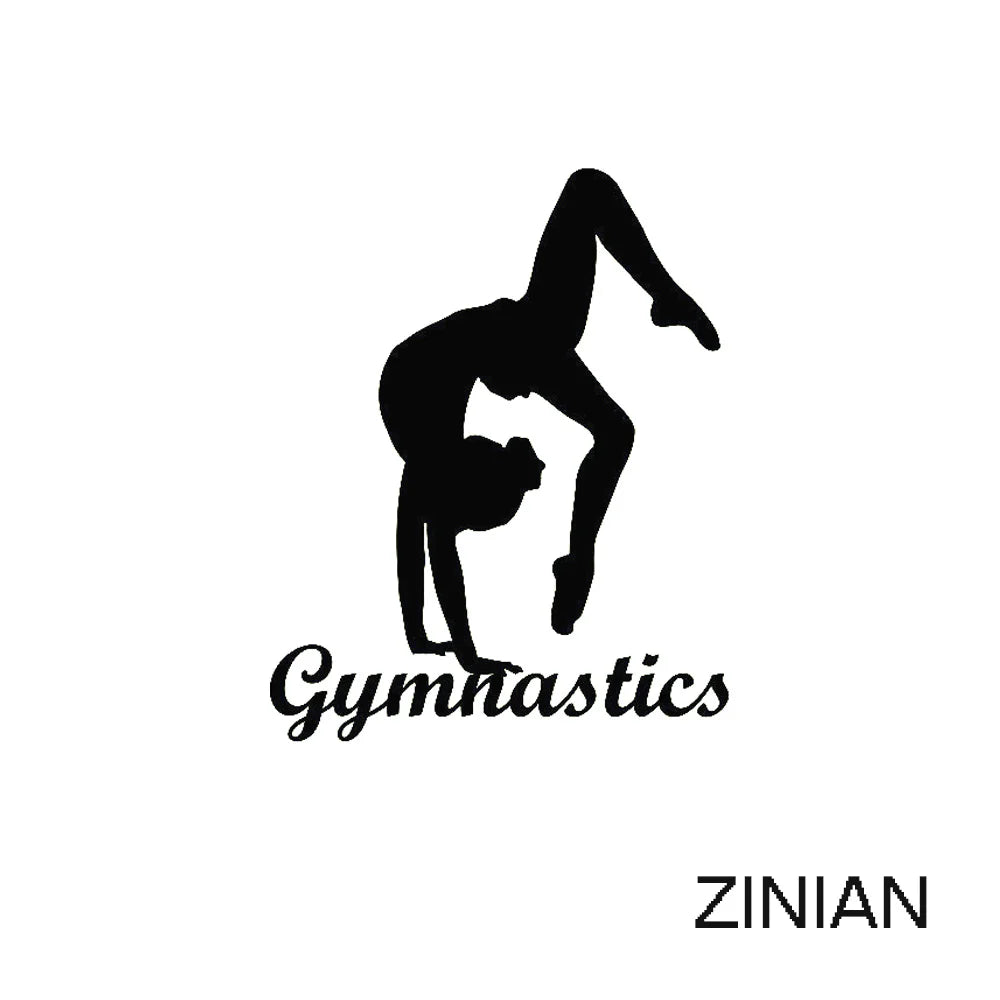 Gymnastics Wall Decal Sport Gym Vinyl Stickers Dance Studio Art Decor