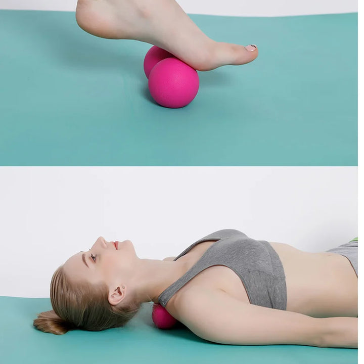 2022 Roller Peanut Ball Set  Yoga Equipment Women Yoga Foam Block