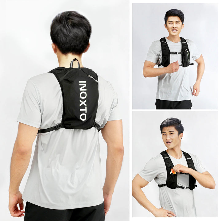 INOXTO waterproof running backpack 5L ultra-light hydration vest