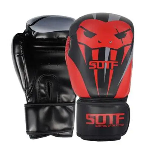 SUOTF MMA fighting Boxing Sports Leather Gloves Tiger Muay Thai boxing