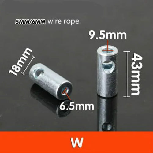 Steel Wire Accessories Gym Fitness Equipment Wire Rope Joints