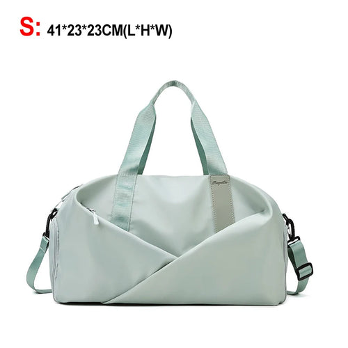 Sports Gym Bag For Women Men Dry Wet Handbags Corduroy Swimming