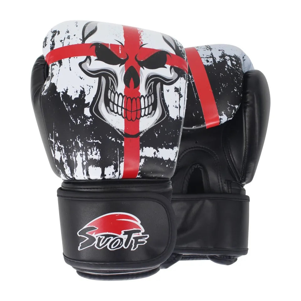 SUOTF MMA fighting Boxing Sports Leather Gloves Tiger Muay Thai boxing