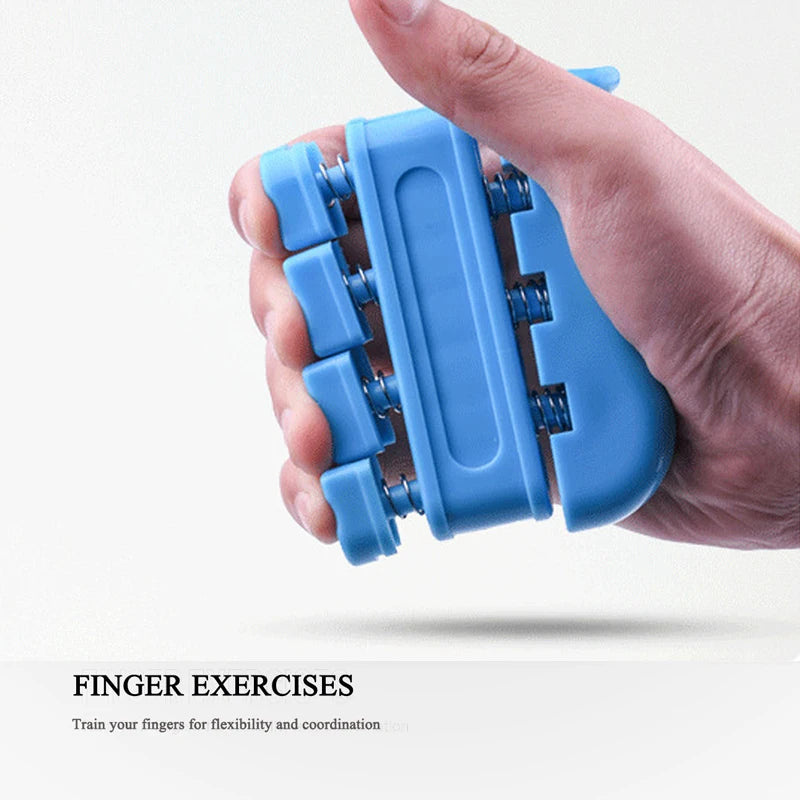 Finger Trainer Exerciser Strengthener Power Training Hand Grip Recovery Rehabilitation Hand Fitness Equipment for Gym Workout