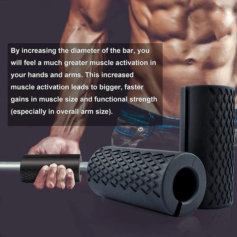 1 PCS Fitness Equipment Accessories Barbell Dumbbell Booster Grip