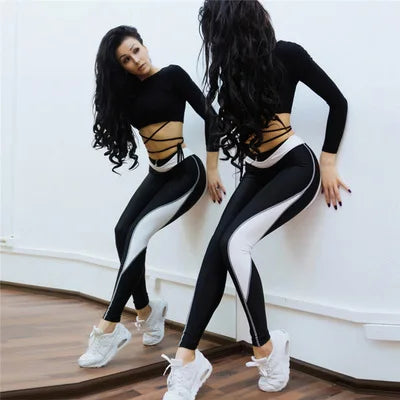 Heart Shape Leggings Women New Red Black Color High Waist Pants