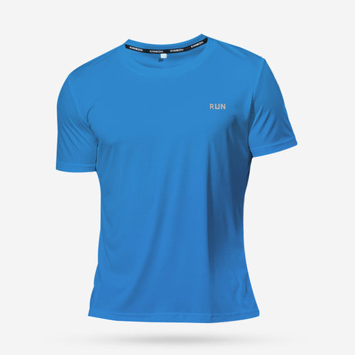 High Quality Polyester Men Running T Shirt Quick Dry Fitness Shirt