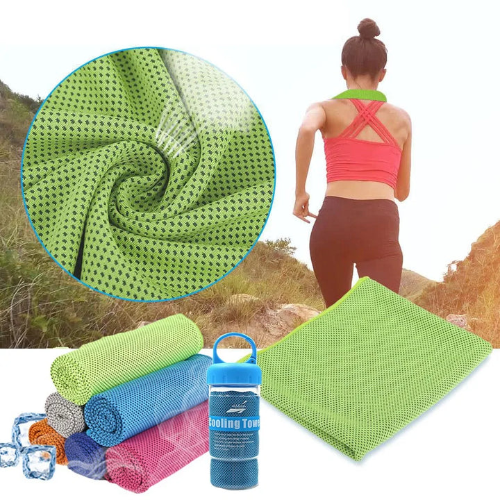 Microfiber Sport Towel Bottle for Fitness Yoga