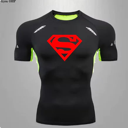 Men's Sports Quick Dry T Shirt Compression Gym