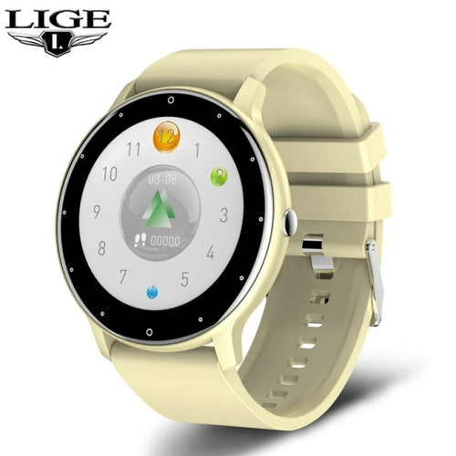 LIGE 2021 Smart watch Ladies Full touch Screen Sports Fitness watch
