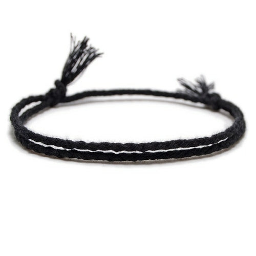 Meetvii Simple Woven Cotton Rope String Bracelet Pray Yoga Handmade