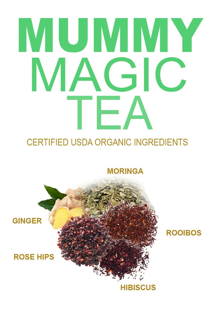 SLIM TEA- Mummy Magic Weight Loss Ginger Tea: 40 CUPS