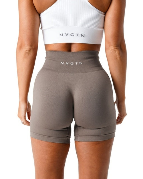 Nvgtn Solid Seamless Shorts Women Soft Workout Tights Fitness Outfits