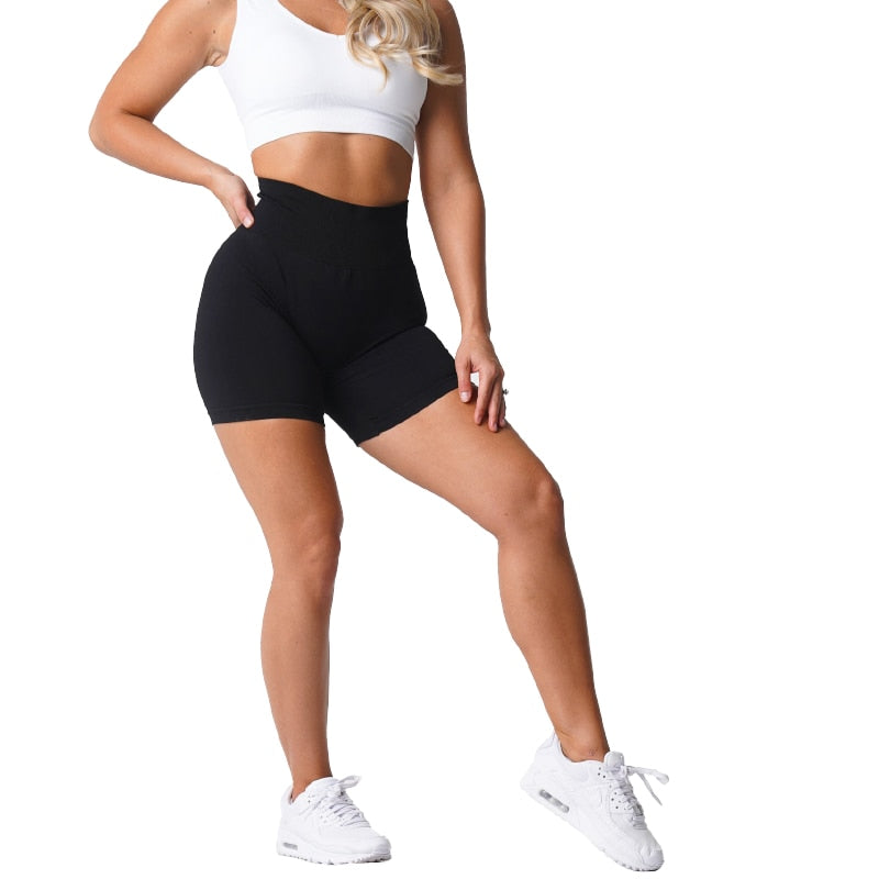 Nvgtn Solid Seamless Shorts Women Soft Workout Tights Fitness Outfits