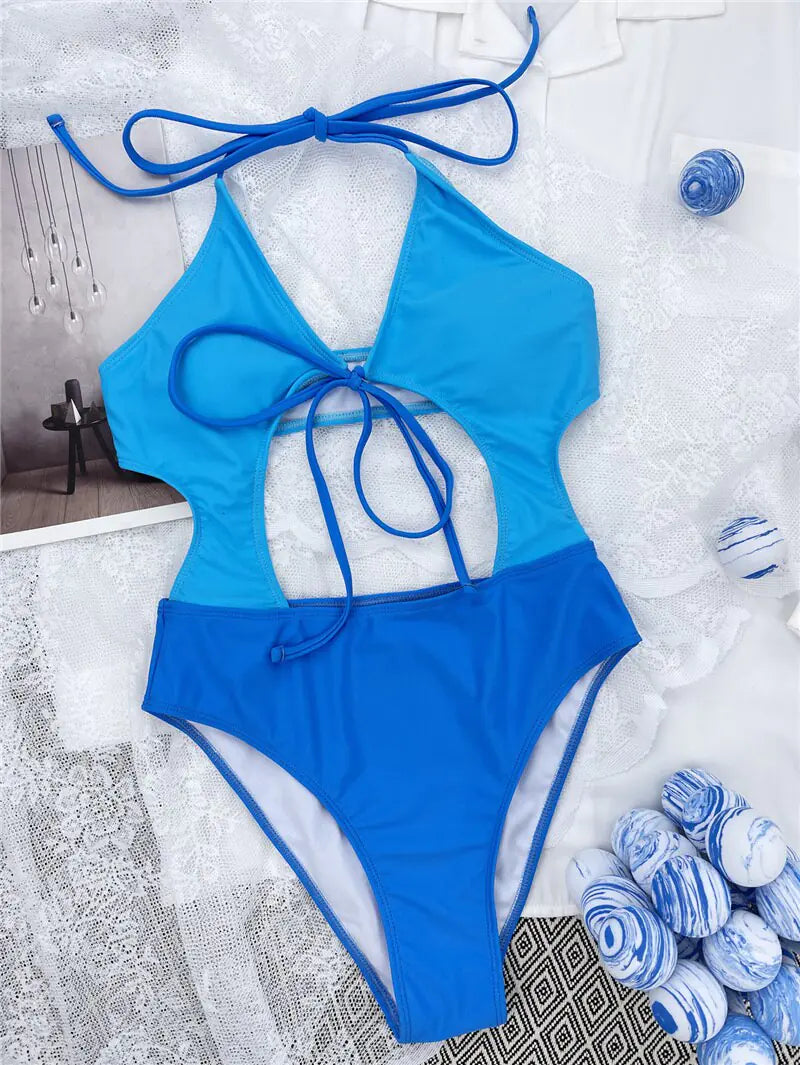 Skinny One Piece Swimsuit