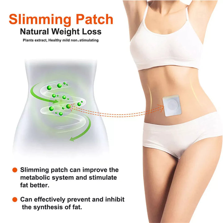 60PCS Slim Patch Weight Loss Slimming Diets Pads Detox Burn Fat Adhesive US