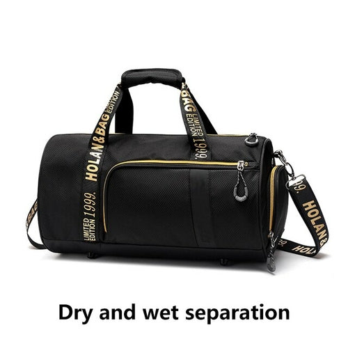 Roegadyn Outdoor Sports Bags Women Fitness Waterproof Sports Bag Dry