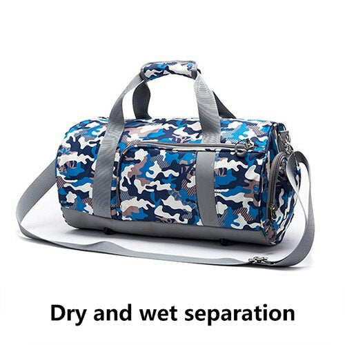 Roegadyn Outdoor Sports Bags Women Fitness Waterproof Sports Bag Dry