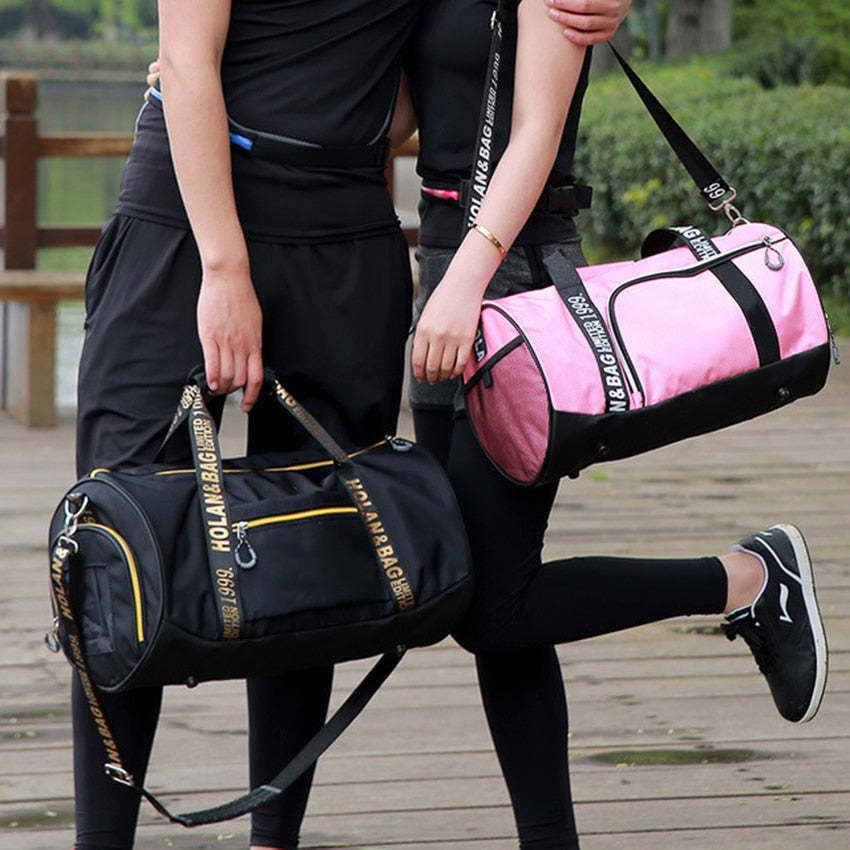 Roegadyn Outdoor Sports Bags Women Fitness Waterproof Sports Bag Dry
