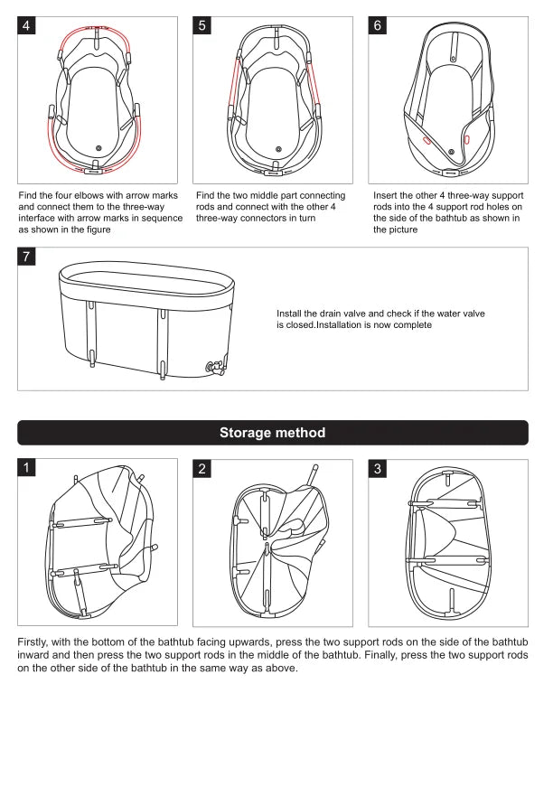 Ice Bath Tub for Athletes Large Collapsible Hot Tub Portable Cold Plunge for Outdoor Garden Yard Gym,Upgraded All-Aluminum Frame