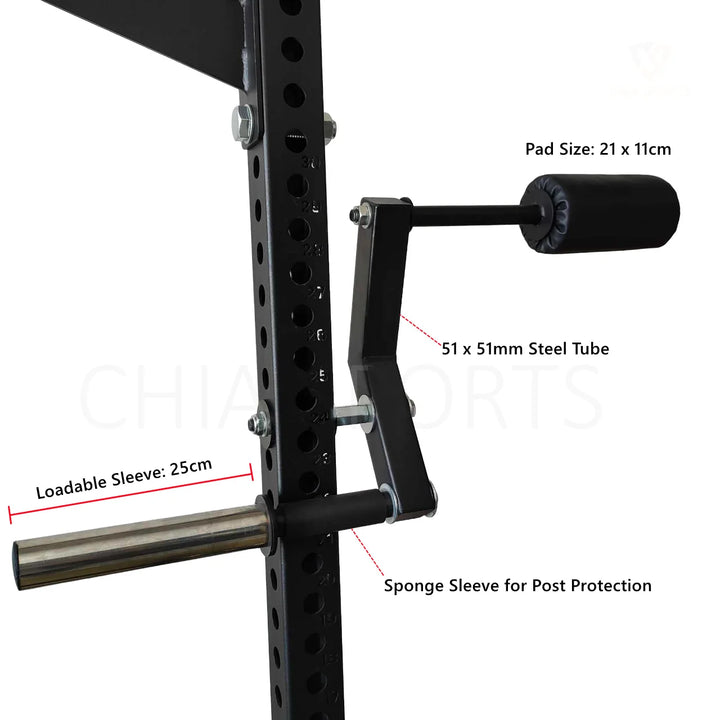 Squat Rack with Neck Trainer, Neck Muscle Rehabilitation Training,