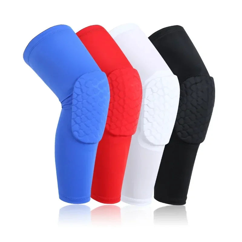 Basketball Volleyball Knee Pads Honeycomb Foam Support Compression Leg