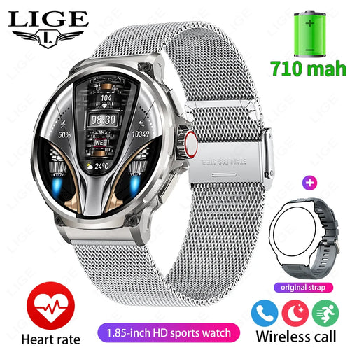 LIGE 710MAH Large Battery Smart Watch Men Outdoor Sports Fitness