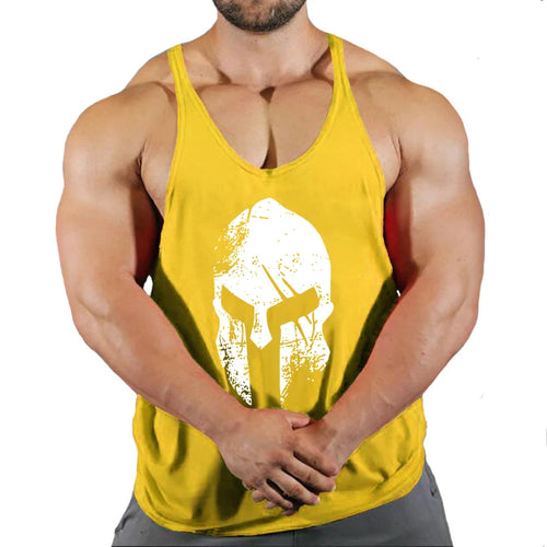 New Hot Sale Mens Printed Tank Top Breathable Cool Vest Running Shirt