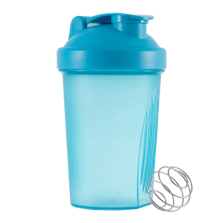 400ML Blender Shaker Bottle with Scale Protein Shakes Leakproof for Powder Workout Gym Sport Mixing Cup Water Bottle