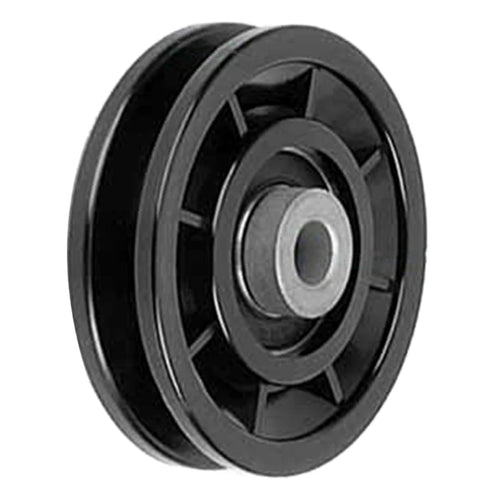 Nylon Bearing Pulley Wheel Round Black Wheel Cable Gym Fitness