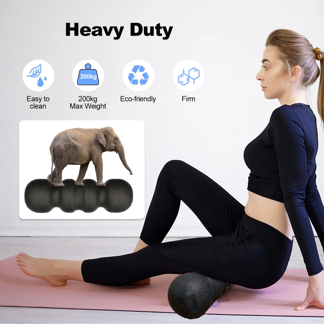 Foam Roller Peanut Yoga Roller 45CM EPP High Density Back & Neck