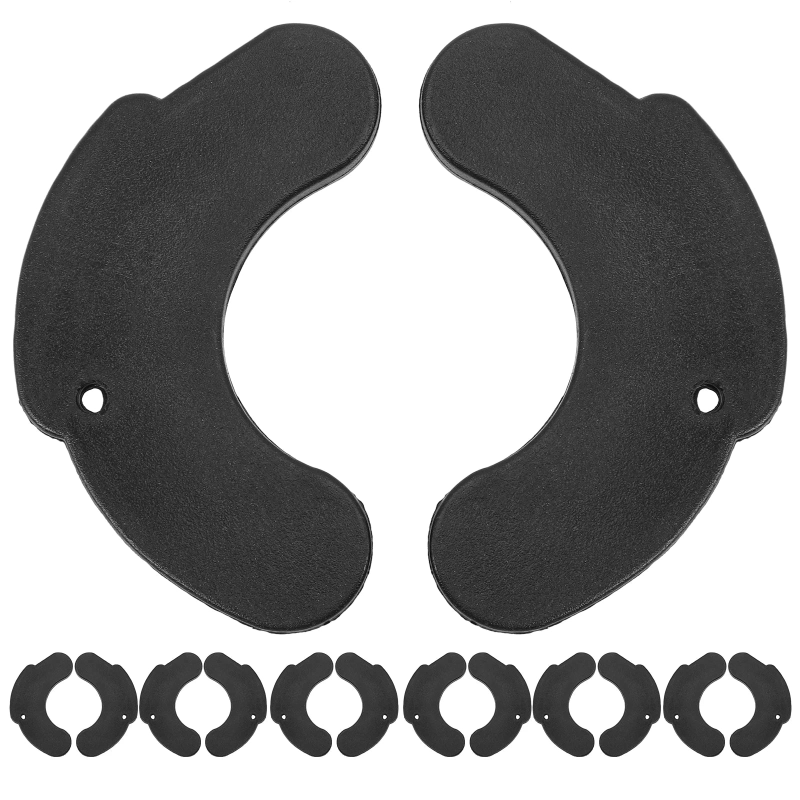 6 Pairs Belt Squat Attachment for Rack Dumbbell Tool Anti Slip