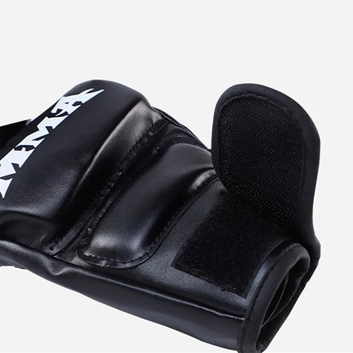 1 Pair Professional Boxing Gloves Muay Thai Fighting Gloves PU Leather