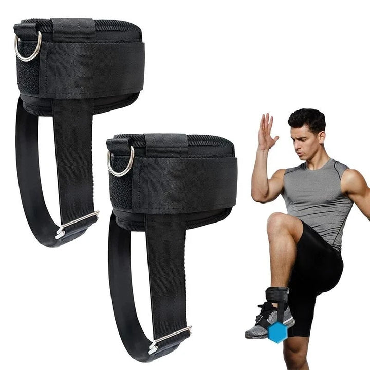 1Pair Dumbbell Ankle Strap Adjustable Ankle Weights for Glute Leg