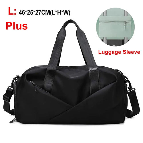 Sports Gym Bag For Women Men Dry Wet Handbags Corduroy Swimming